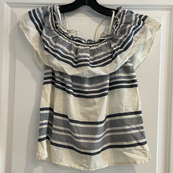 Splendid Women's Traveler Stripe Cold Shoulder Sz. S - Picture 6 of 8